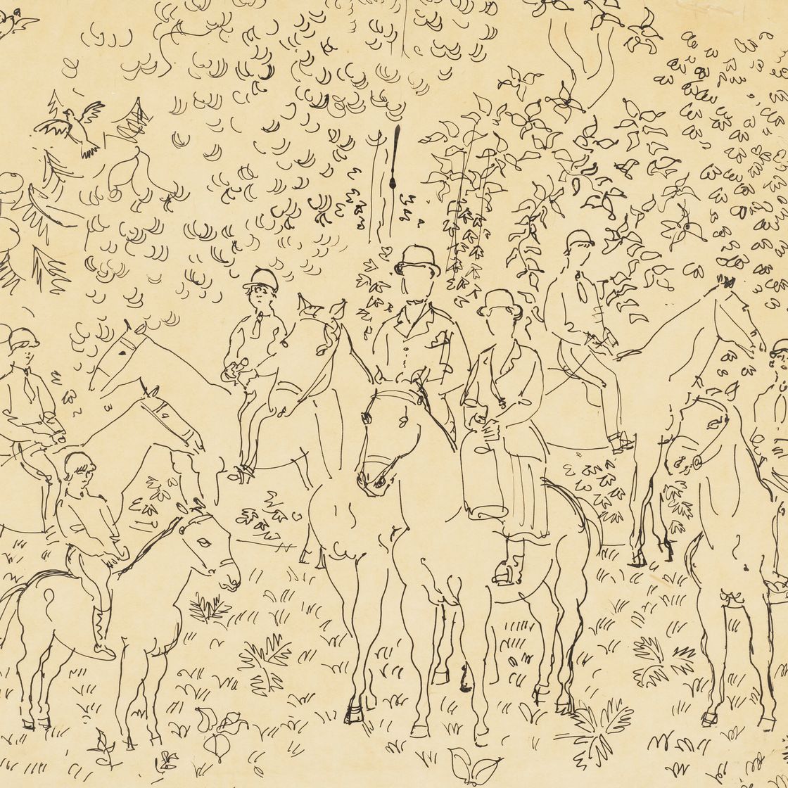 Raoul Dufy — Семейный Кесслер по-шевальски, изображение 1
