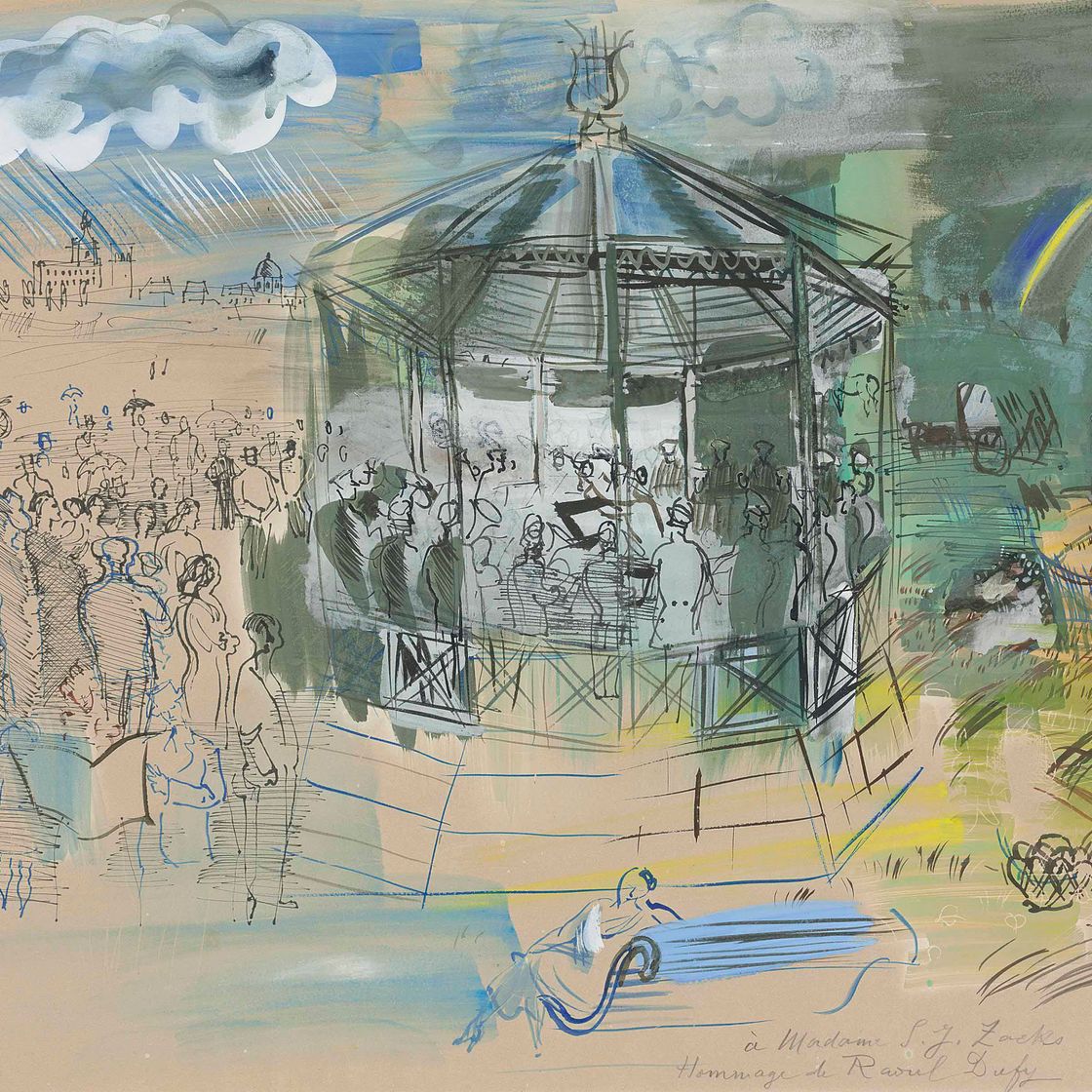 Raoul Dufy — Study for 'Le beau dimanche'