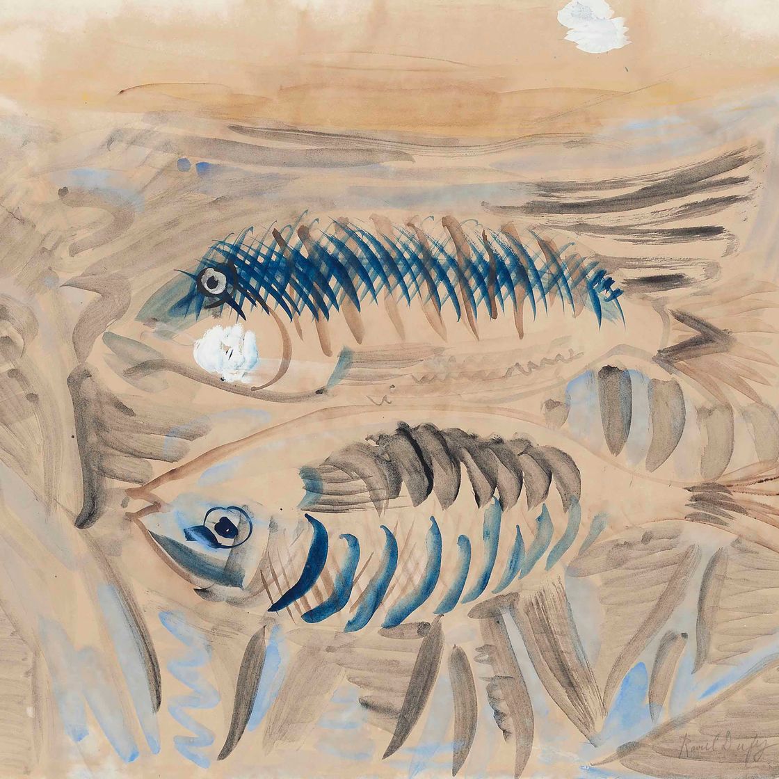 Raoul Dufy — Les deux poissons