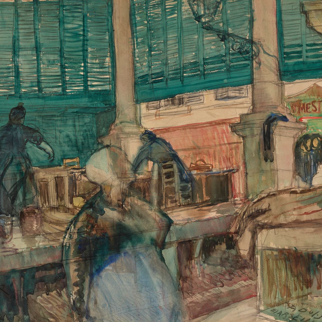 Raoul Dufy — Марш по Марселю, изображение 1