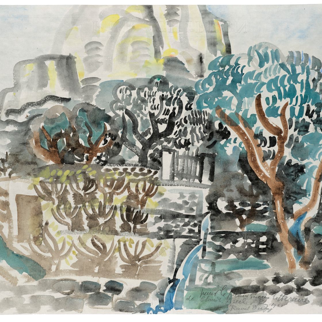 Raoul Dufy — Ле-Бау-де-Сен-Жанне, изображение 2