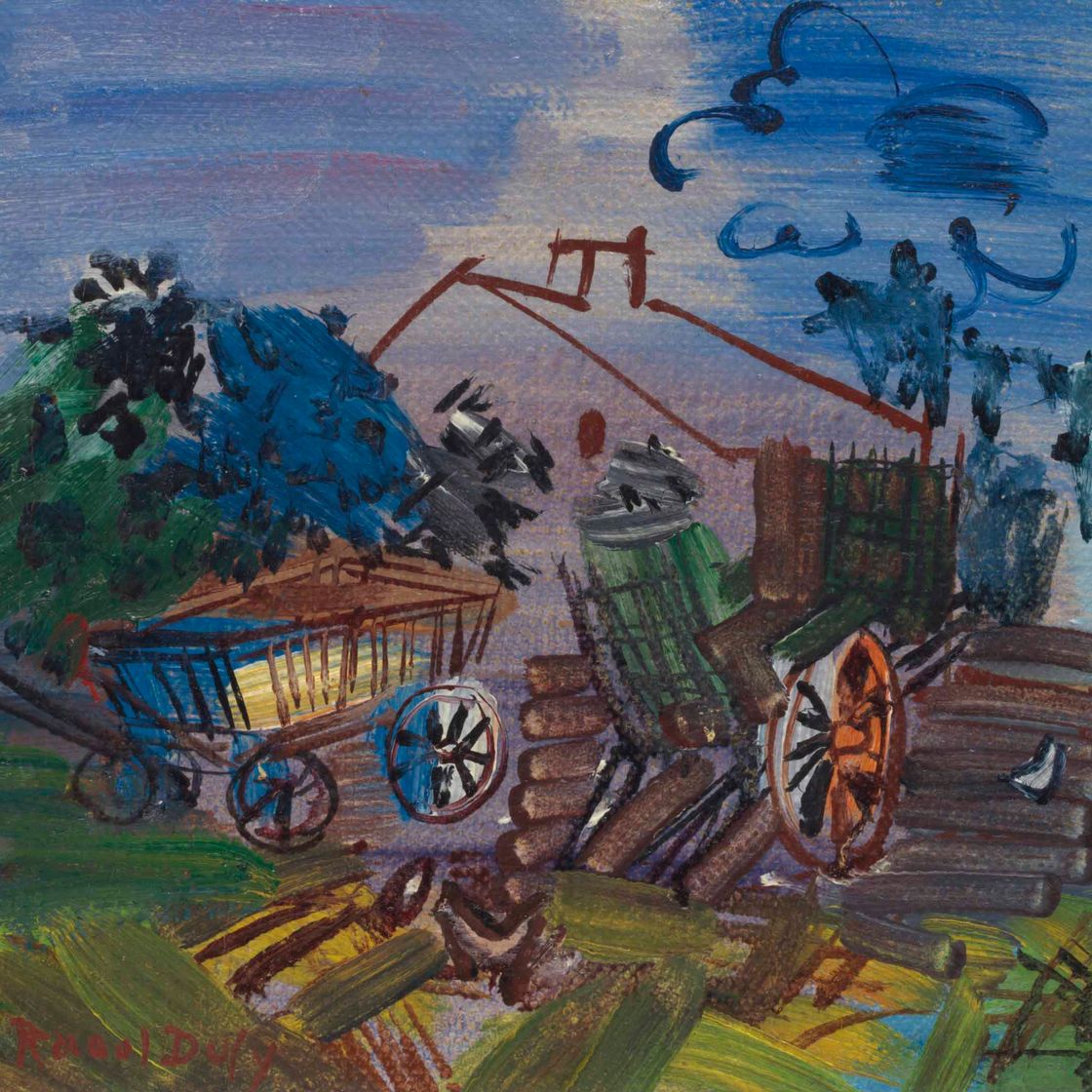 Raoul Dufy — Двор ферм