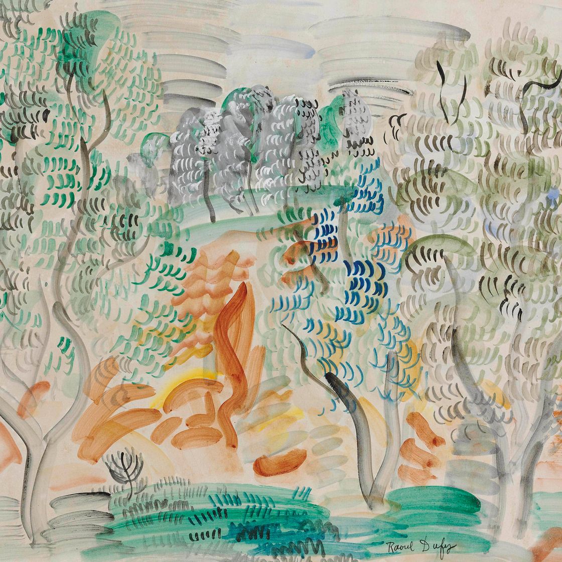 Raoul Dufy — Oliviers