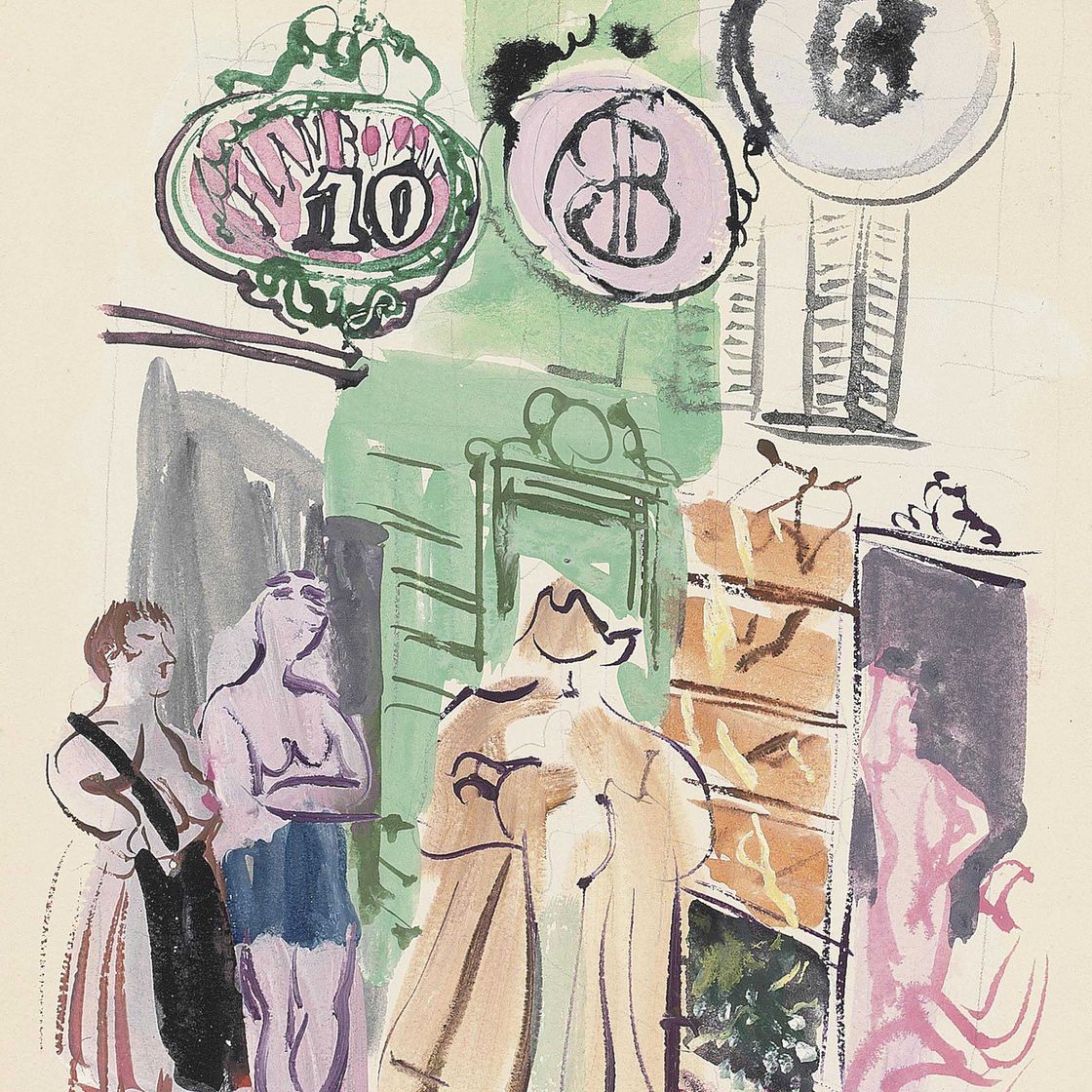 Raoul Dufy — Rue Chaude à Marseille