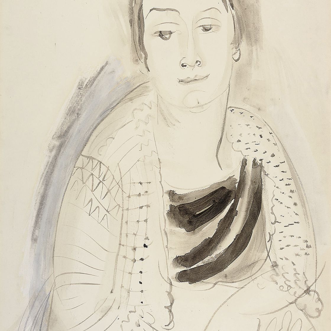 Raoul Dufy — Portrait de Mme Raoul Dufy