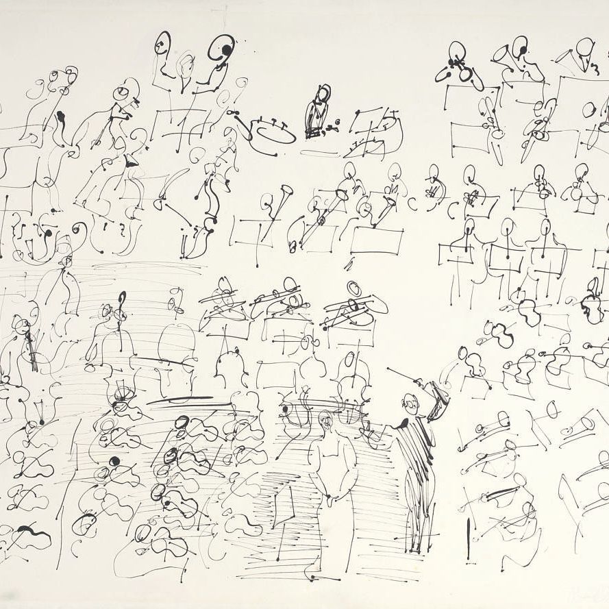 Raoul Dufy — L'orchestre à la chanteuse