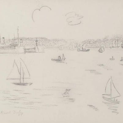 Raoul Dufy — L'entrée du port