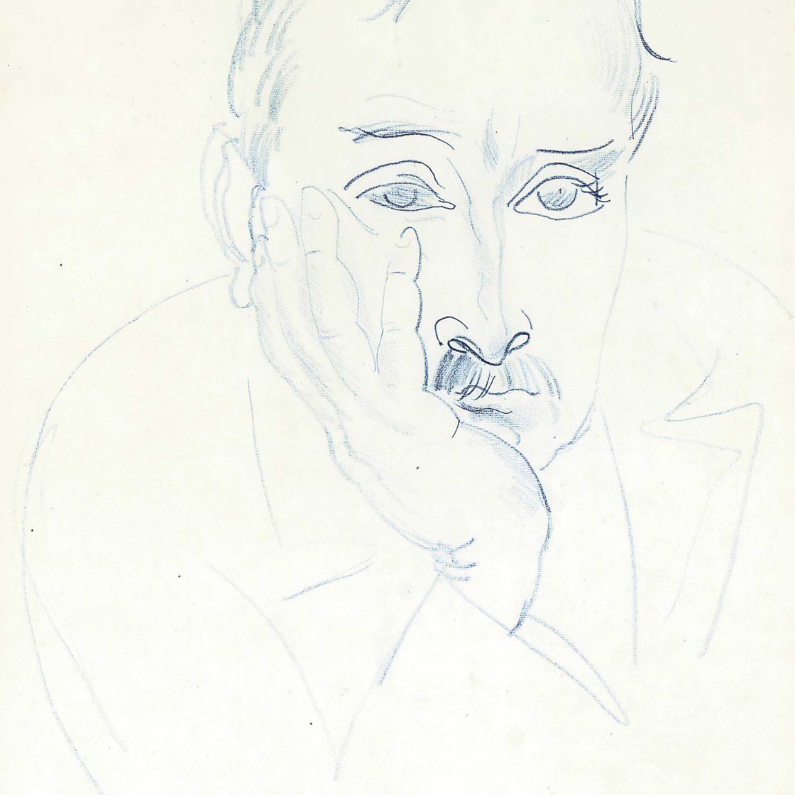 Raoul Dufy — Portrait de Paul Claudel