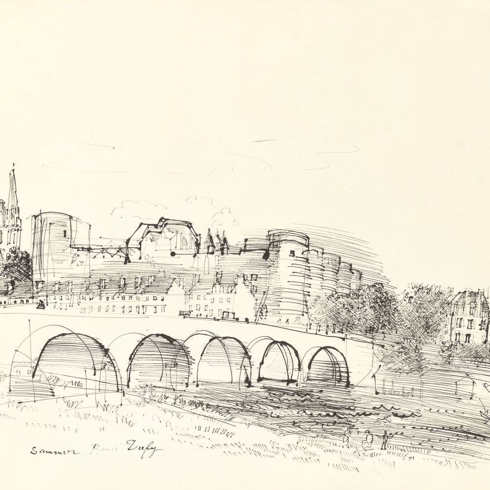 Raoul Dufy — Le château d'Angers