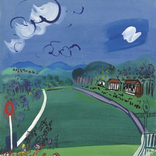 Raoul Dufy — Les courses à Goodwood