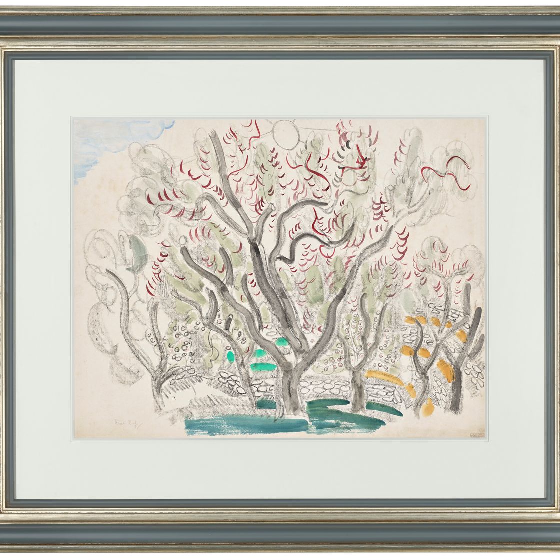 Raoul Dufy — Oliviers, изображение 2