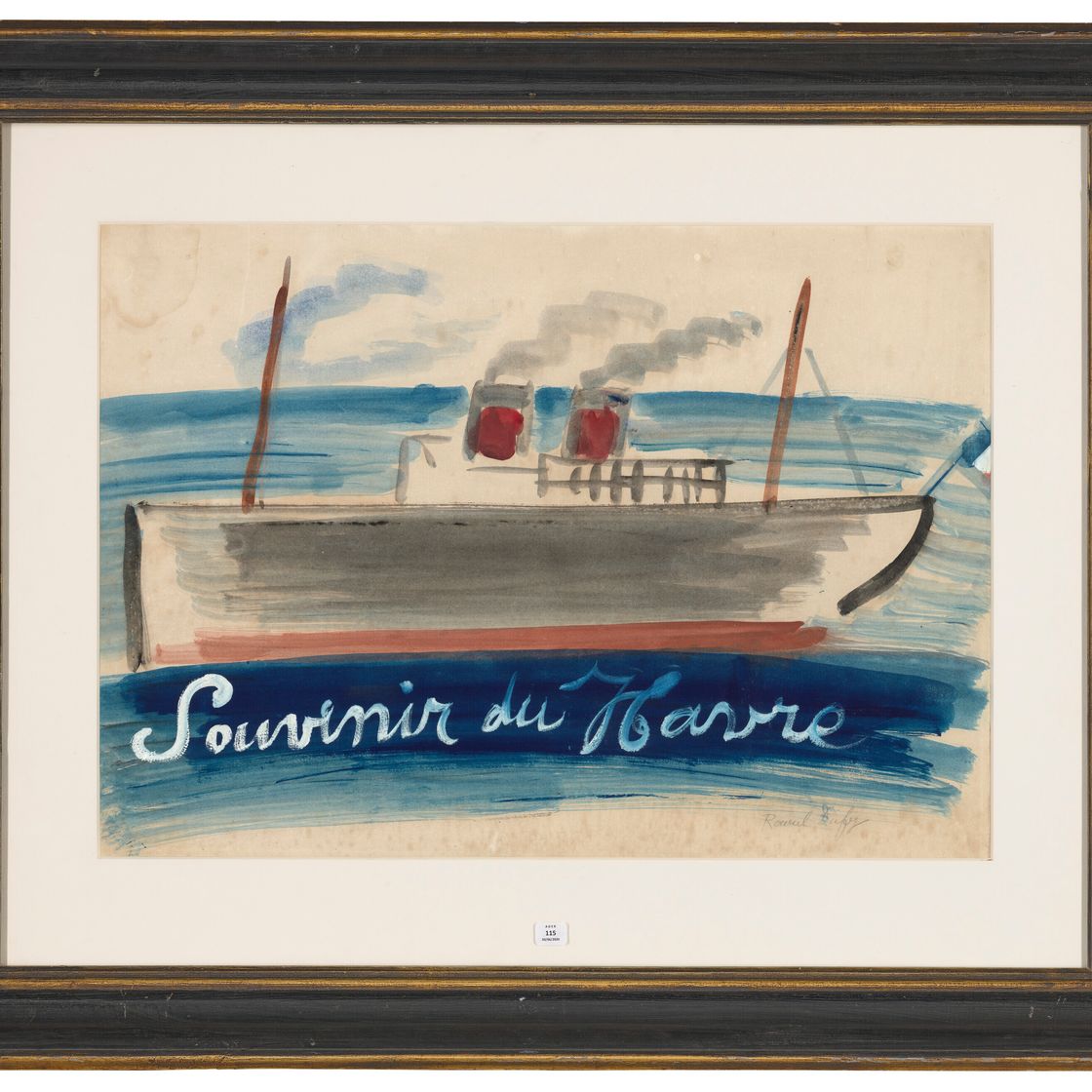 Raoul Dufy — Souvenir du Havre, изображение 2