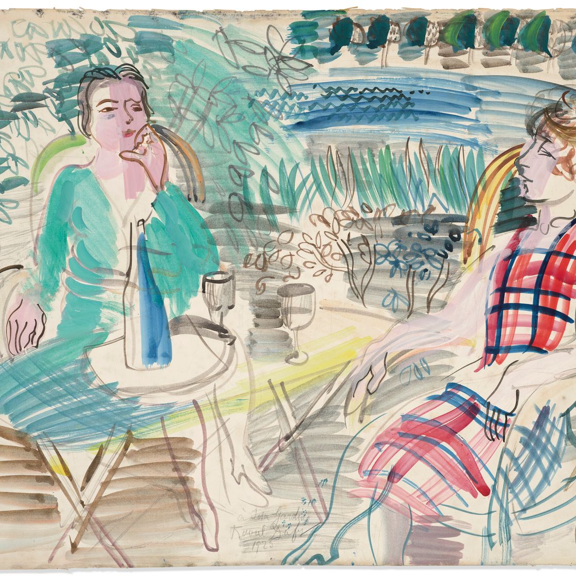 Raoul Dufy — Au jardin, изображение 3