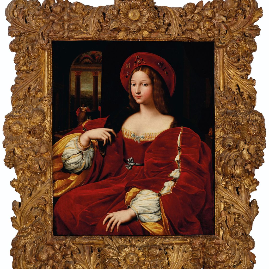 Raphael — Portrait of Doña Isabel de Requesens, vicereine of Naples, formerly identified as Giovanna d'Aragona
