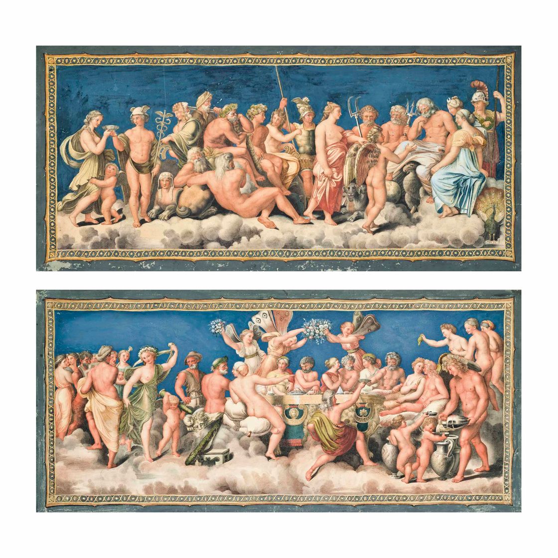Raphael — Cupid pleads with Jupiter for Psyche's release; and a Depiction of Hera