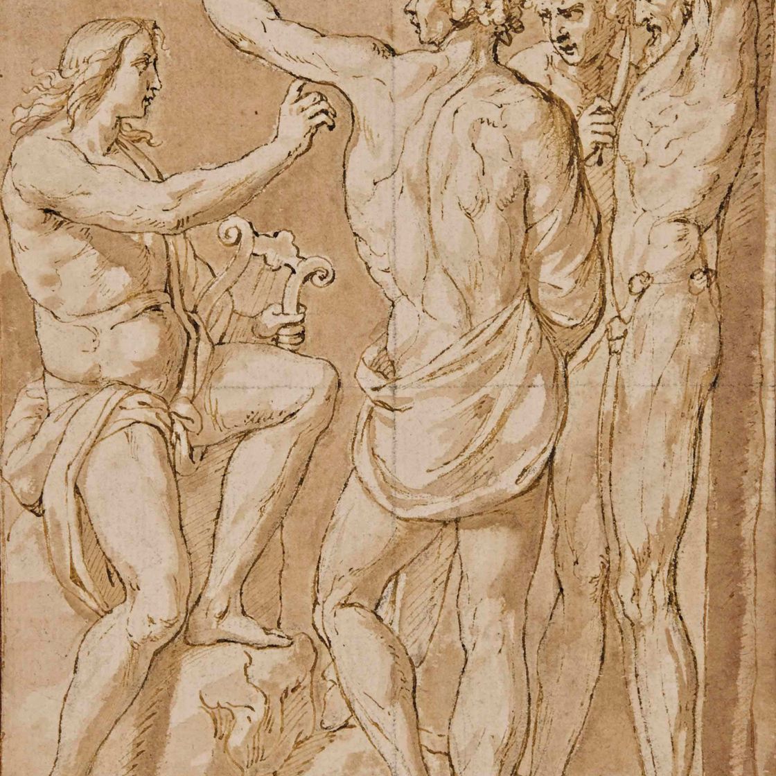 Raphael — Apollon et Marsyas, d'après Raphaël