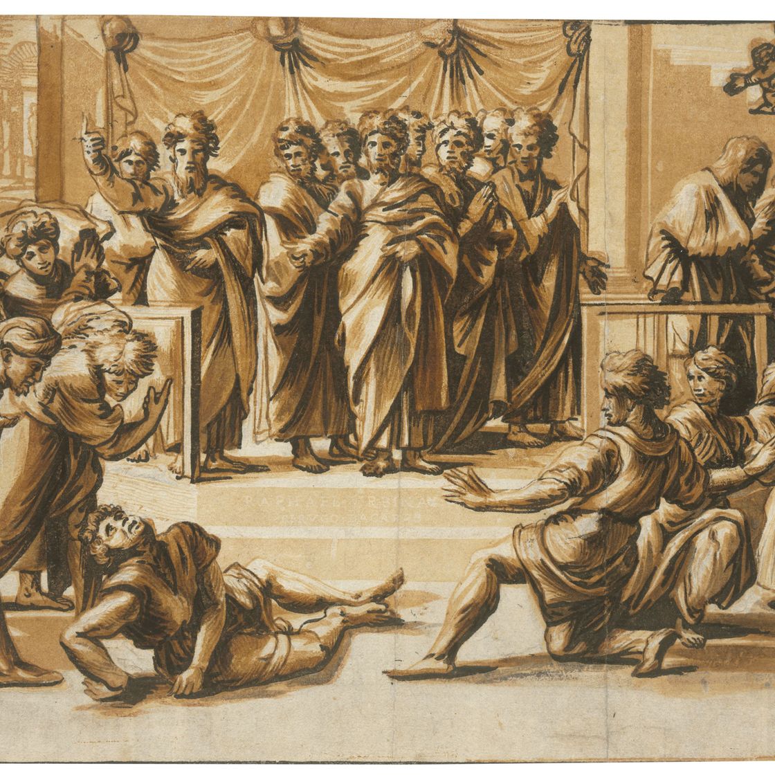 Raphael — Death of Ananias