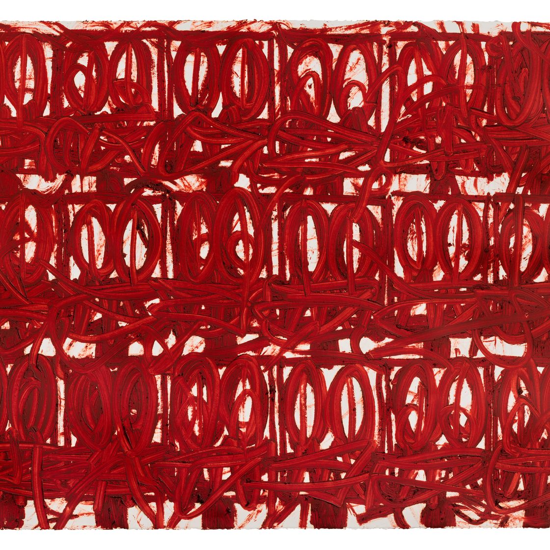 Rashid Johnson — Untitled Anxious Red Drawing, изображение 1