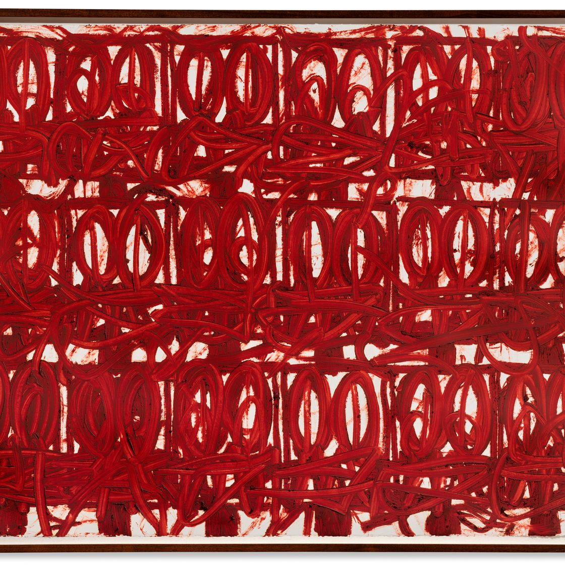 Rashid Johnson — Untitled Anxious Red Drawing, изображение 2