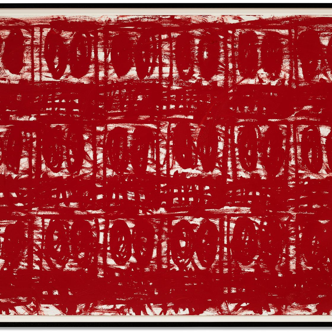Rashid Johnson — Untitled Anxious Red Drawing, изображение 2