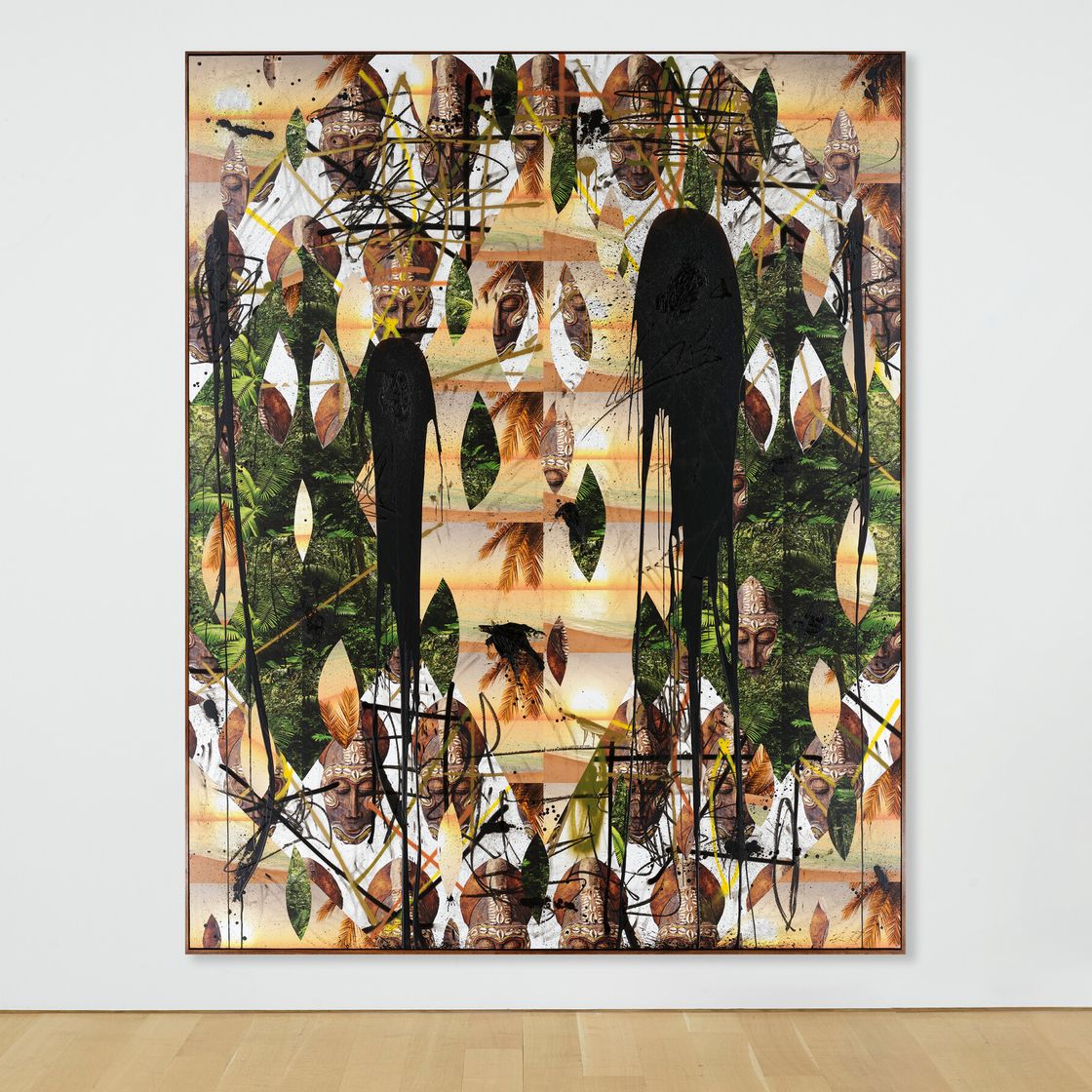 Rashid Johnson — Untitled Mask Collage, изображение 3
