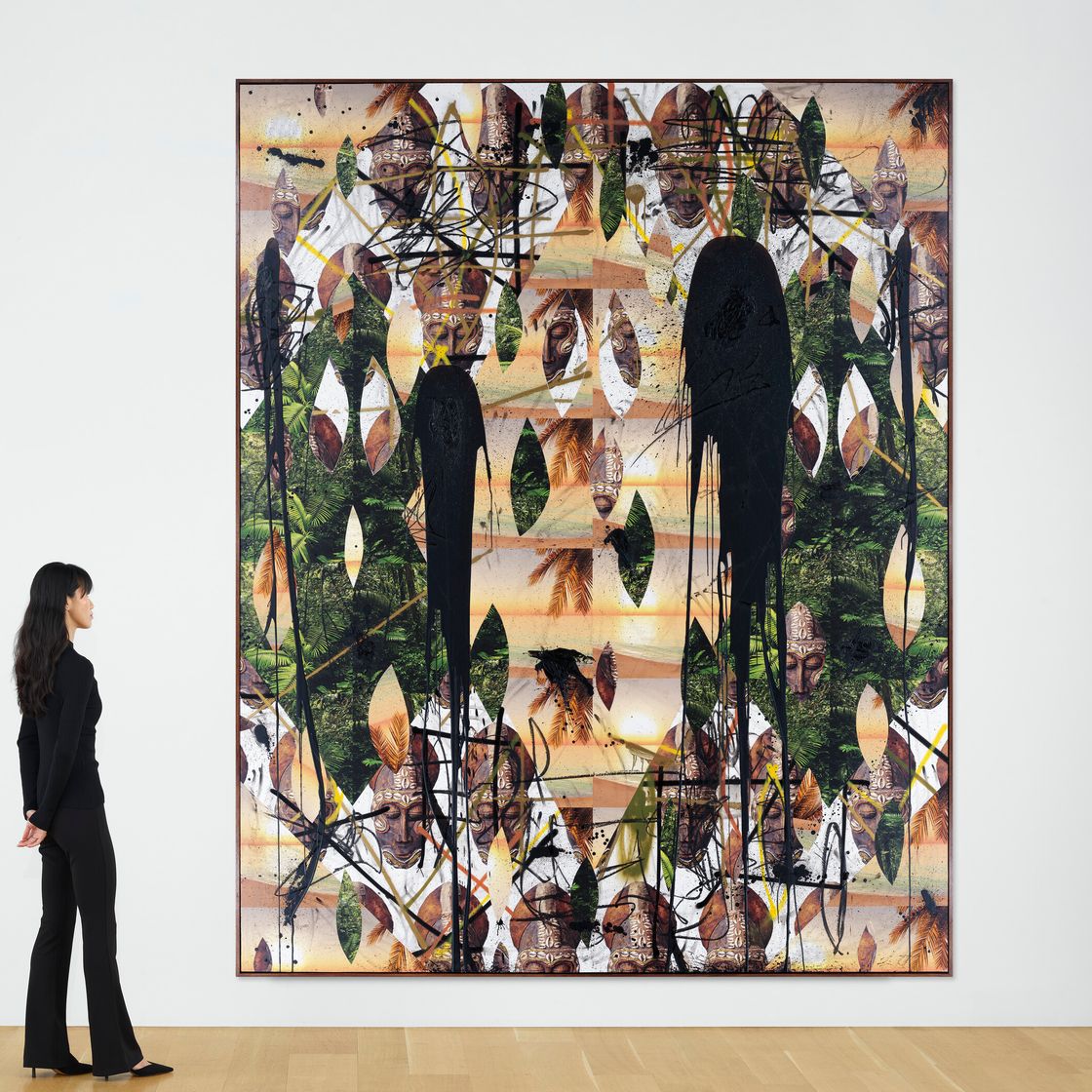 Rashid Johnson — Untitled Mask Collage, изображение 4