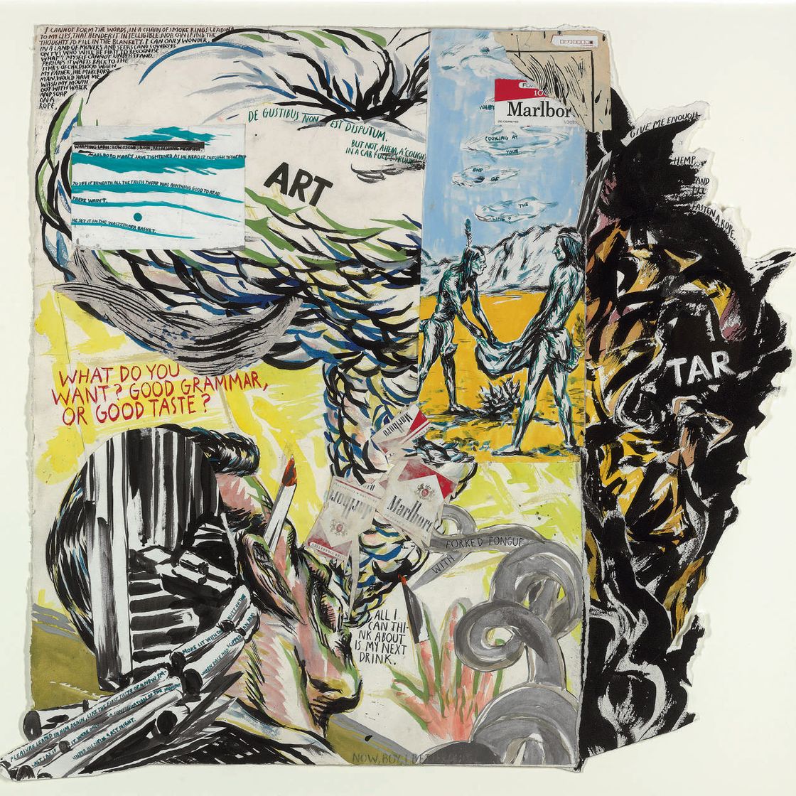 Raymond Pettibon — No Title (I cannot form)