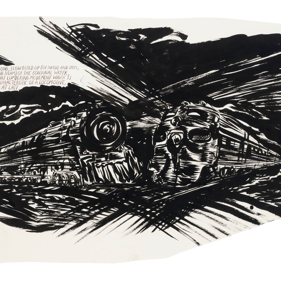 Raymond Pettibon — No Title (The long slow...), изображение 1