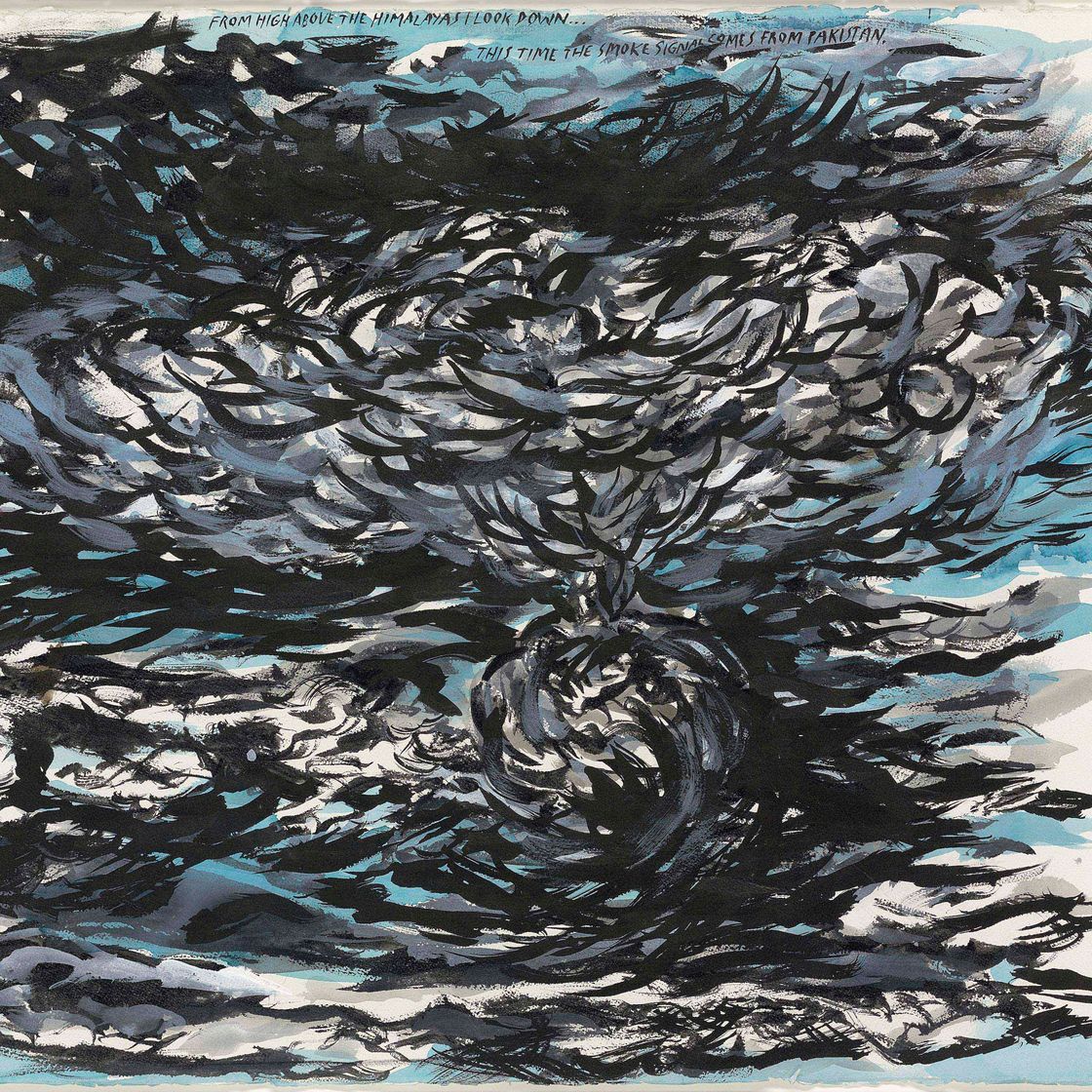 Raymond Pettibon — Untitled (From high above...)