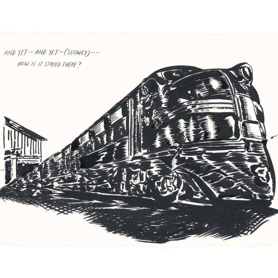 Raymond Pettibon — No title (And yet--and yet)