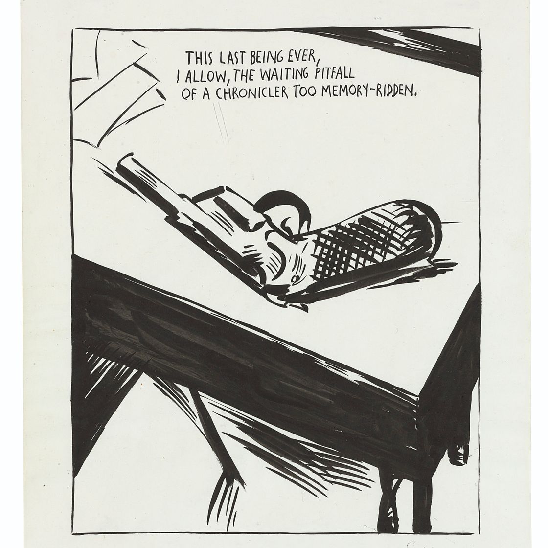Raymond Pettibon — No Title (This last being ever...)