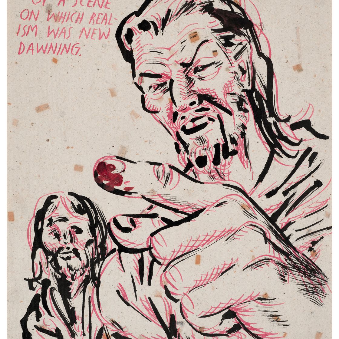 Raymond Pettibon — No title (of a scene...)