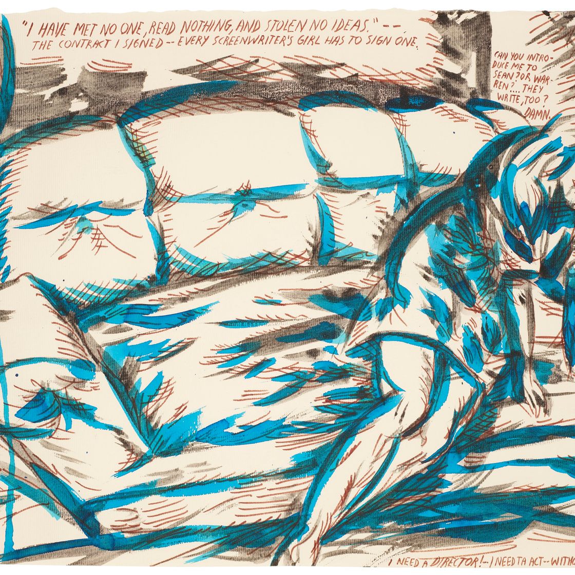 Raymond Pettibon — No title (I have met...)