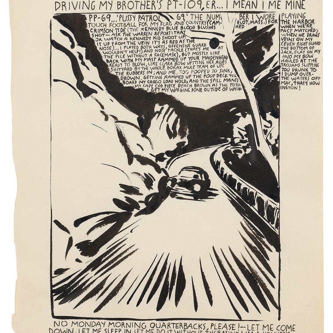 Raymond Pettibon — No Title (I'm in the driver's...)
