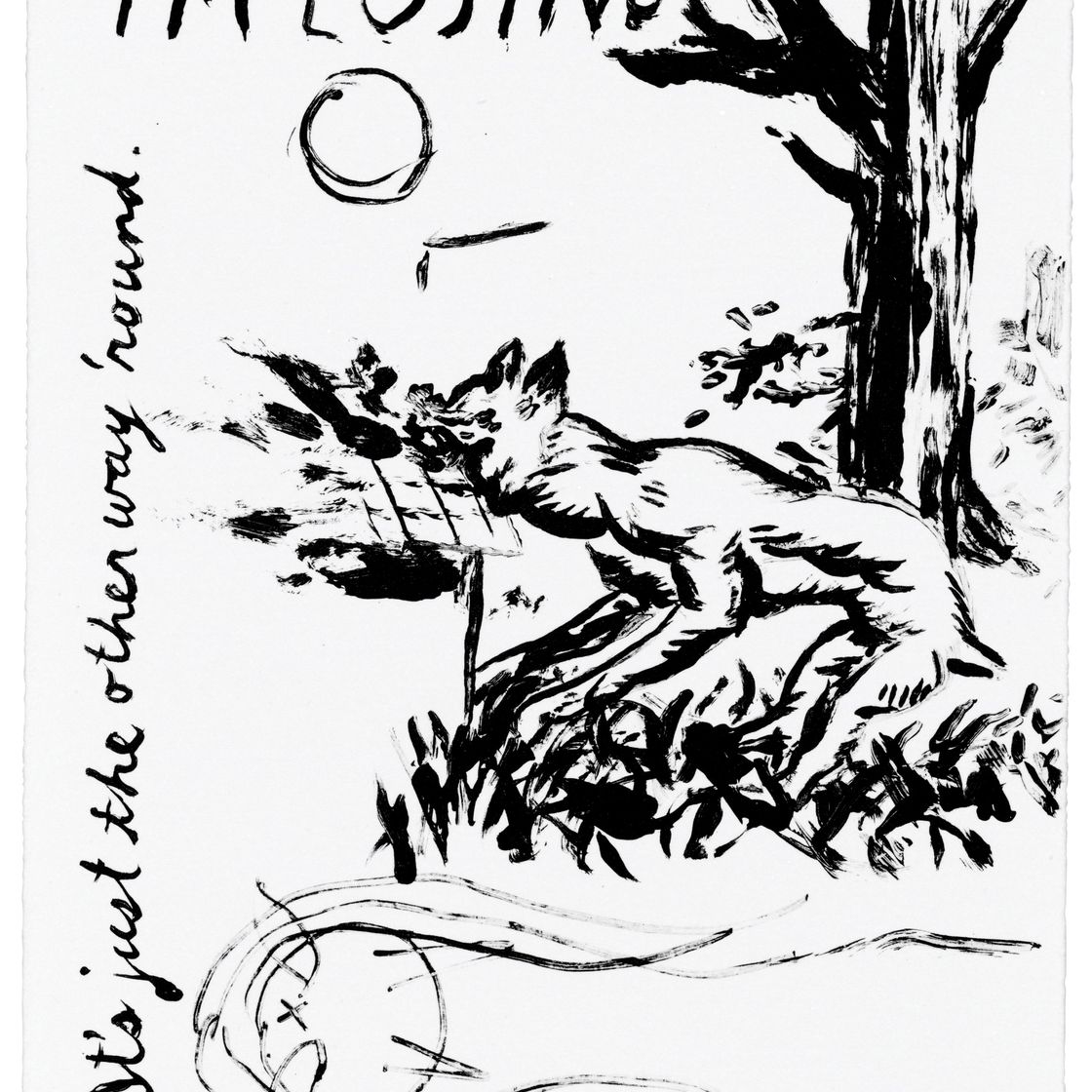 Raymond Pettibon — I am losing, the big picture, in the full story, of my Life
