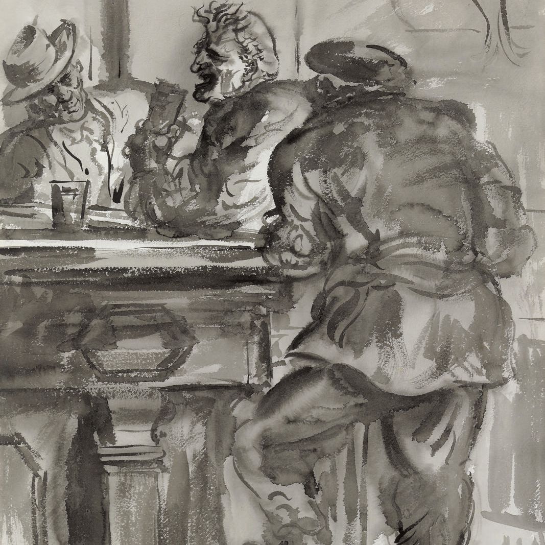 Reginald Marsh — Философ из бара