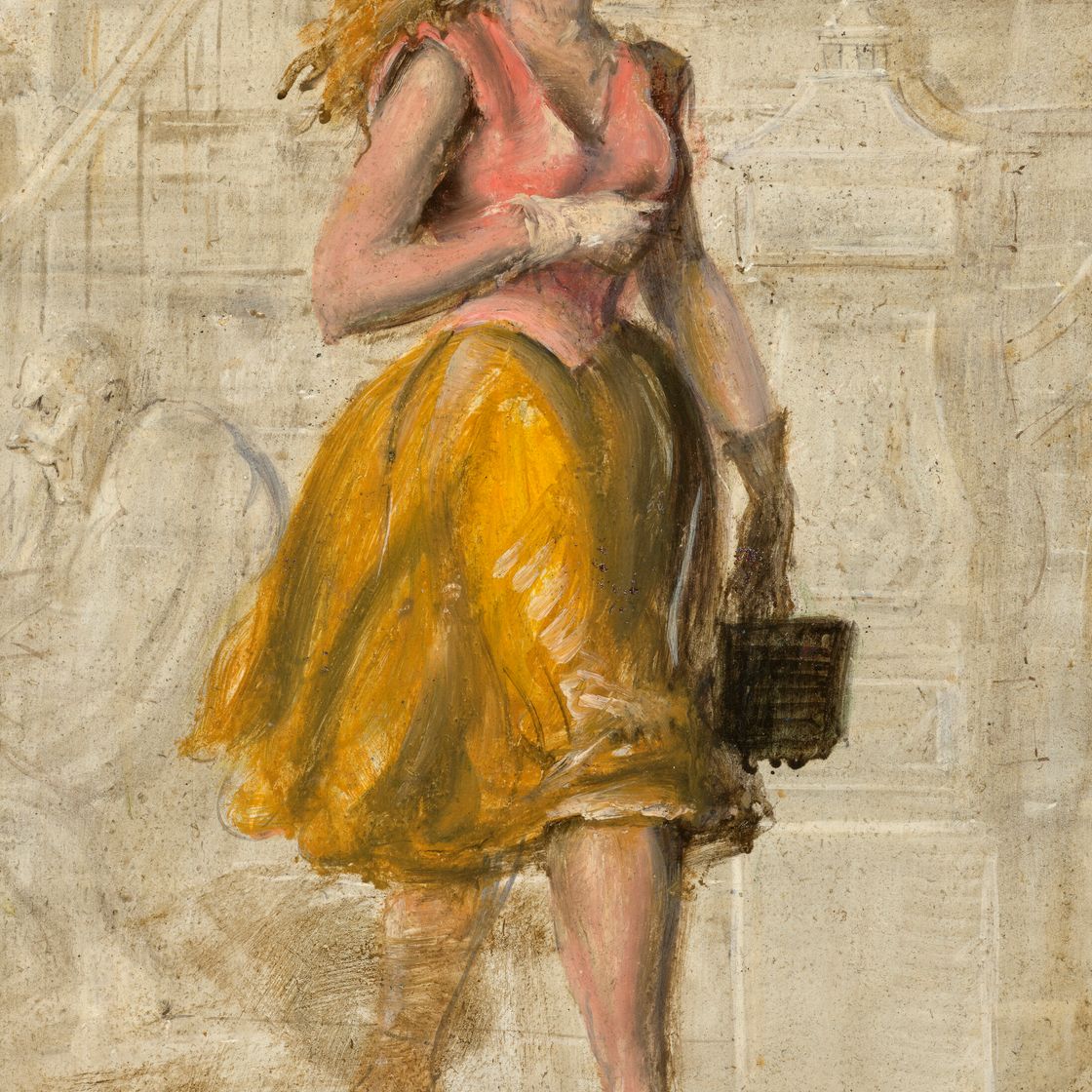 Reginald Marsh — Летняя прогулка, изображение 1