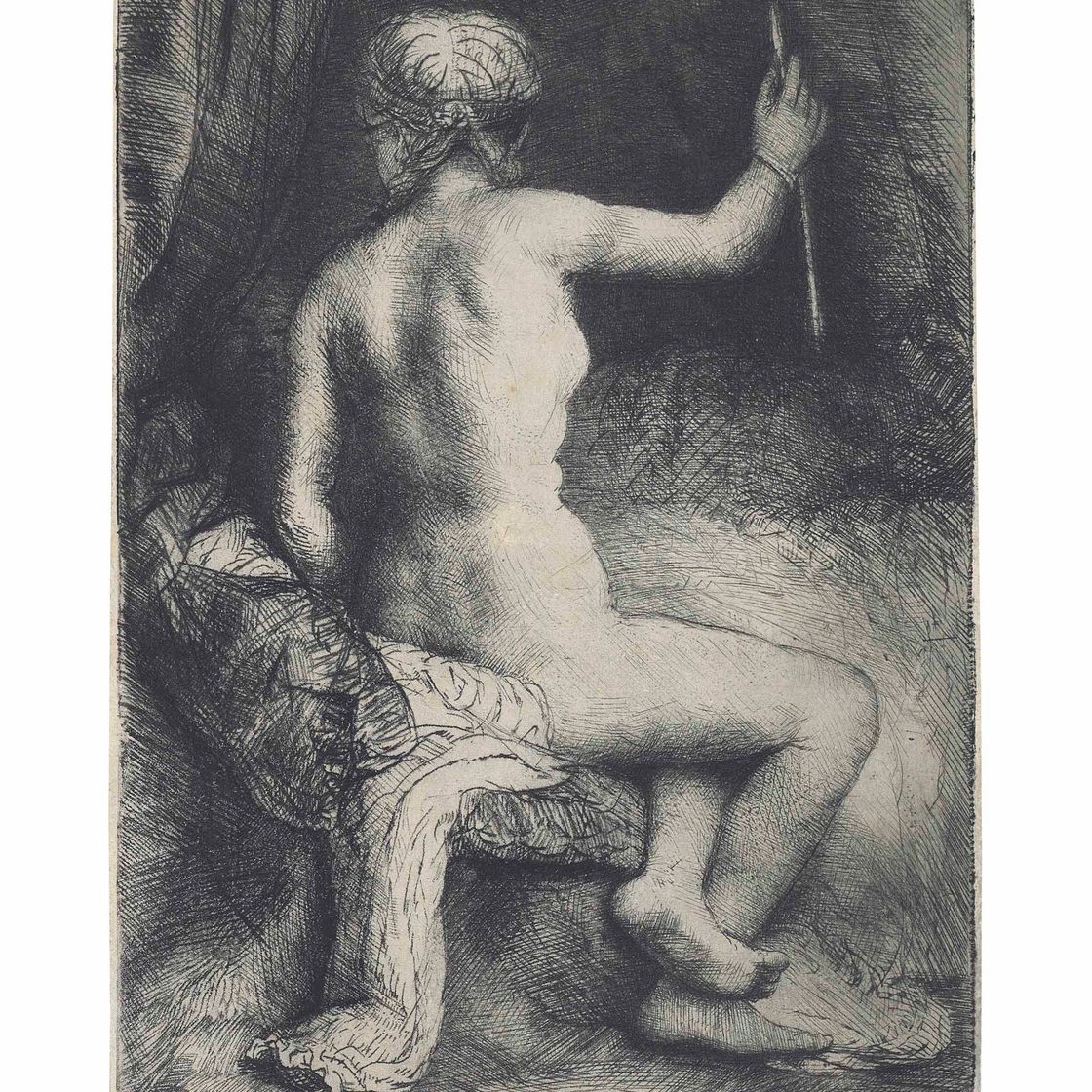 Rembrandt van Rijn — Женщина со стрелой