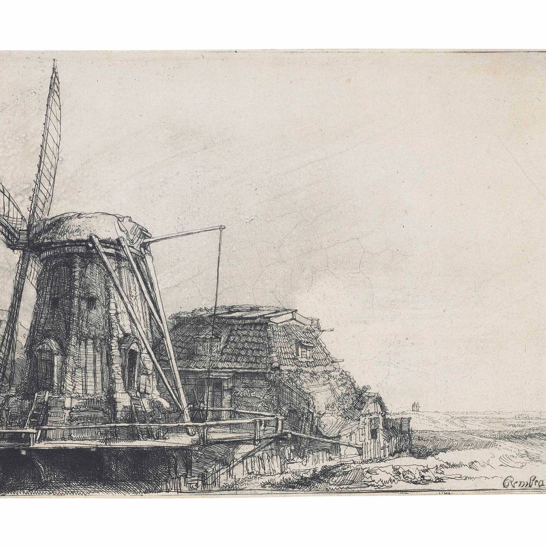 Rembrandt van Rijn — Ветряная мельница