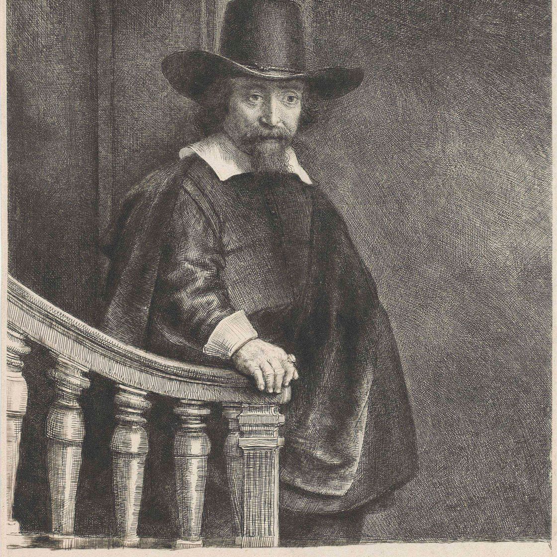 Rembrandt van Rijn — Эфраим Бонус, еврейский врач (B., Зал. 278; H. 226)