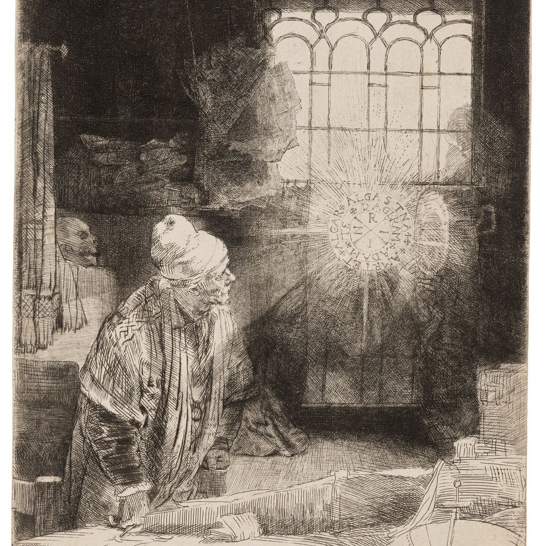 Rembrandt van Rijn — Ученый в своем кабинете ("Фауст")