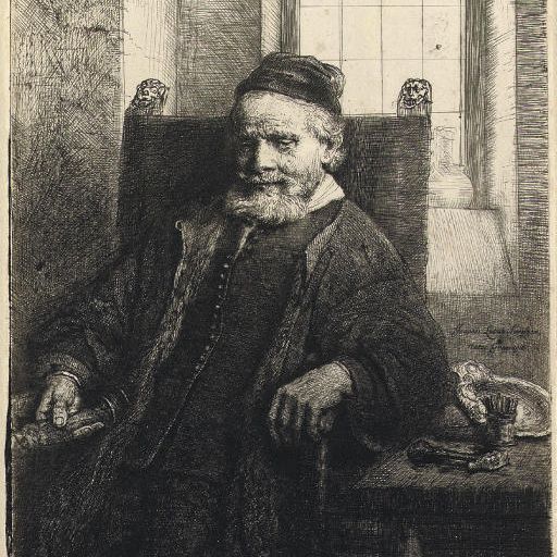 Rembrandt van Rijn — Ян Лутма, ювелир (B., Зал. 276; H. 290)
