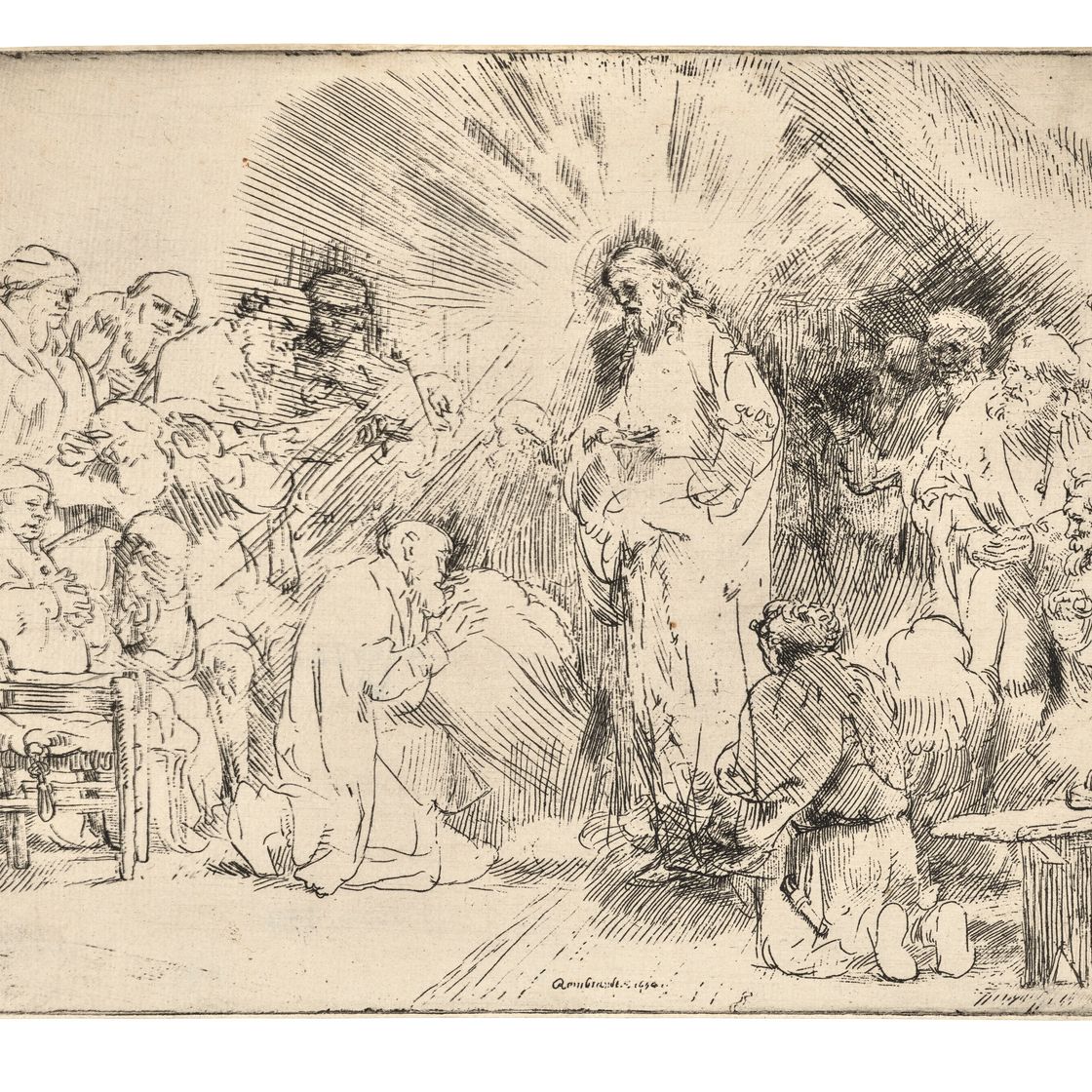 Rembrandt van Rijn — Явление Христа апостолам