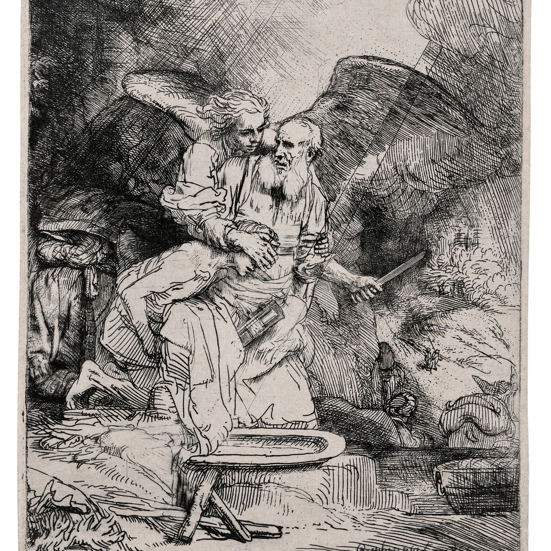 Rembrandt van Rijn — Жертва Авраама