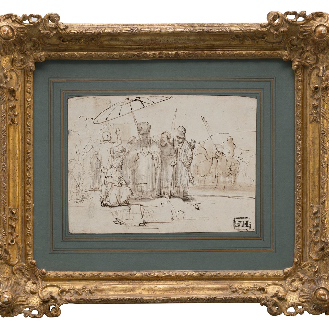 Rembrandt van Rijn — Моисей и Аарон перед фараоном, изображение 2