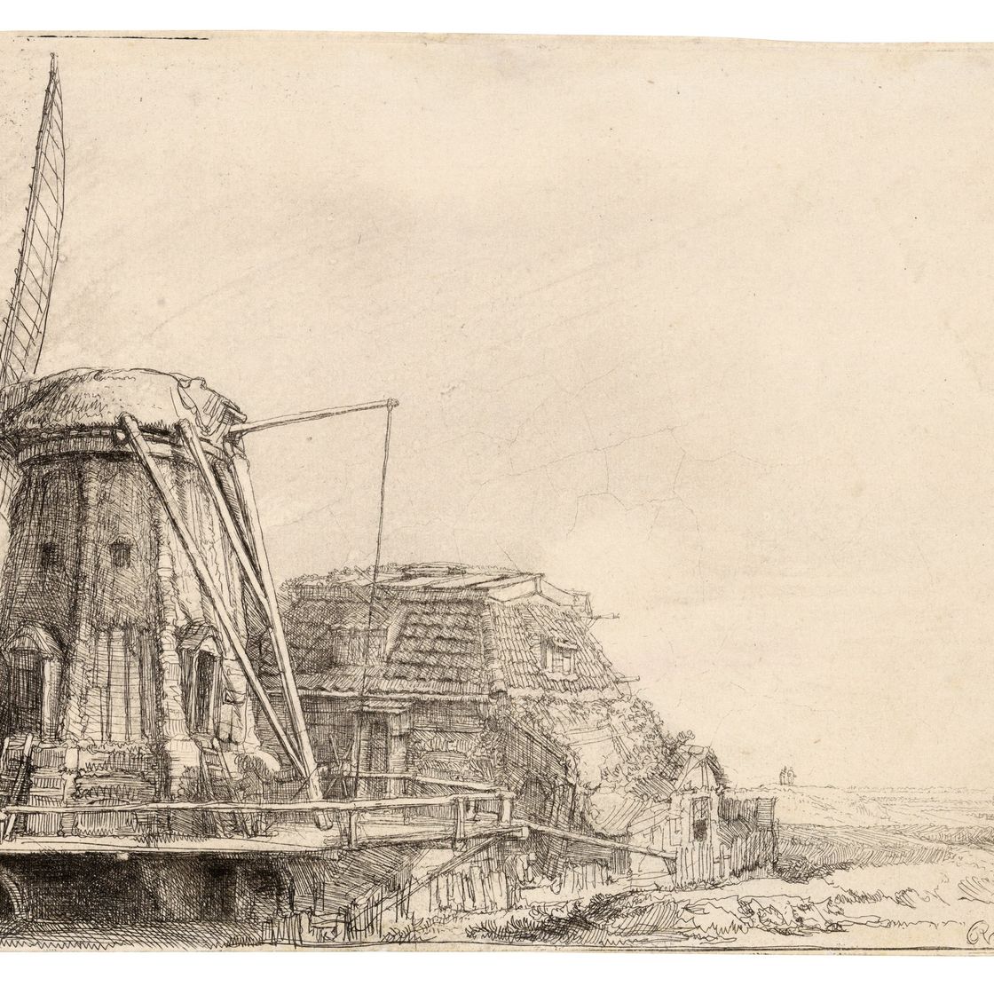 Rembrandt van Rijn — Ветряная мельница