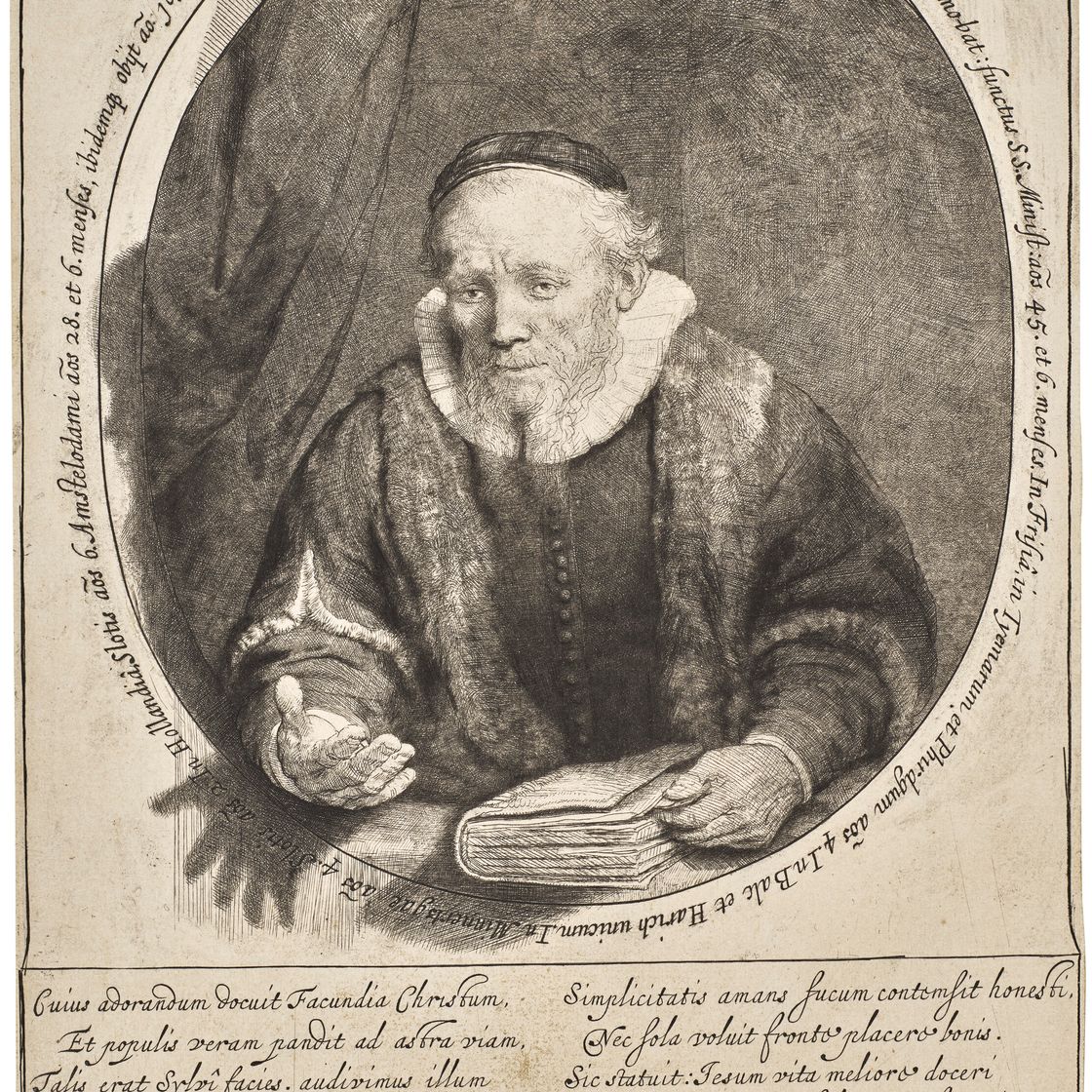 Rembrandt van Rijn — Ян Корнелис Сильвиус, проповедник