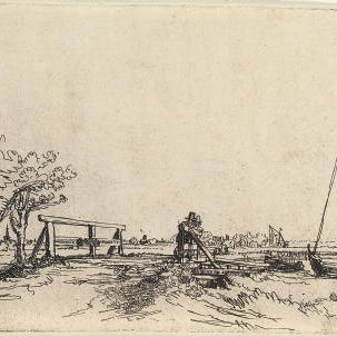 Rembrandt van Rijn — Мост Сикса (В., Зал. 208; Н. 209)