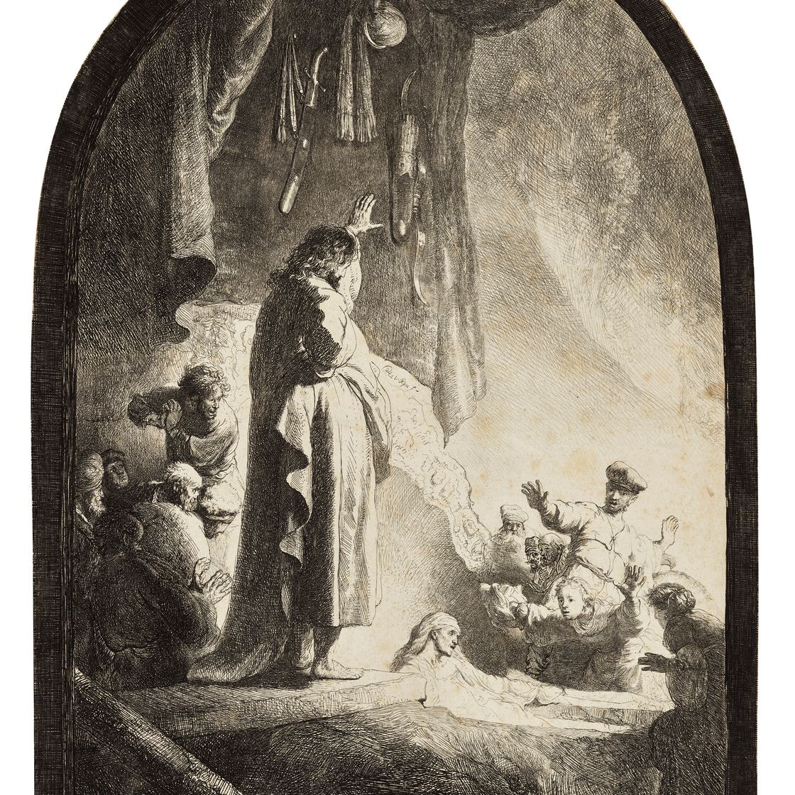 Rembrandt van Rijn — Воскрешение Лазаря