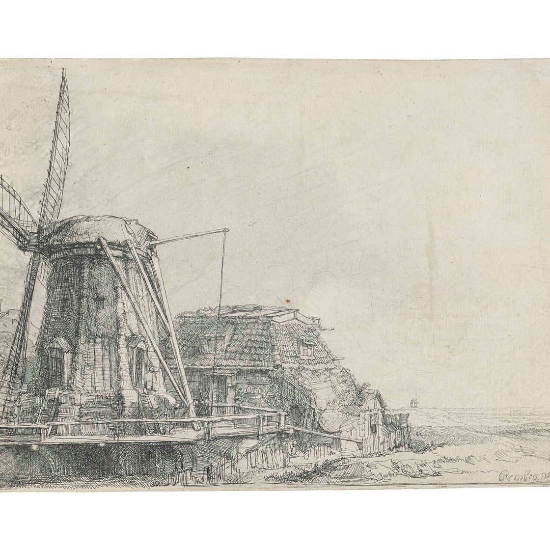 Rembrandt van Rijn — Ветряная мельница